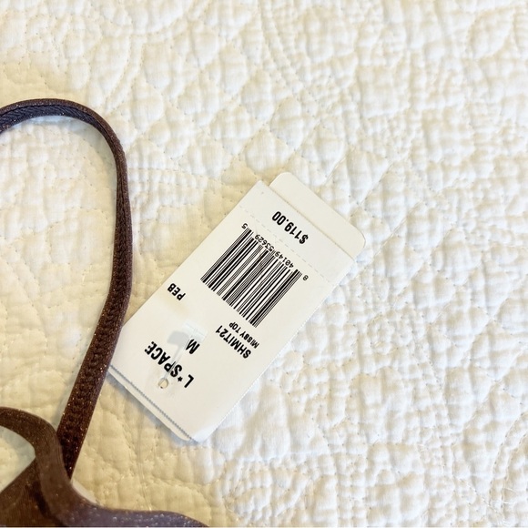 L*Space Shimmering Brown/purple Bikini Top and bottom M - Picture 8 of 13